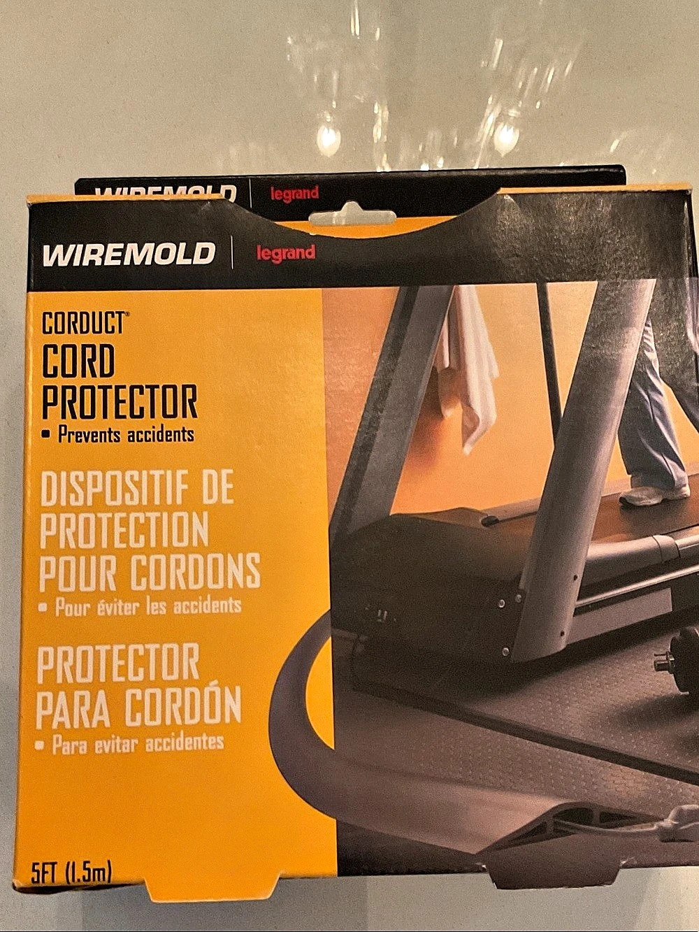 Wiremold Corduct Cord Protector CDG-5 Ft Gray